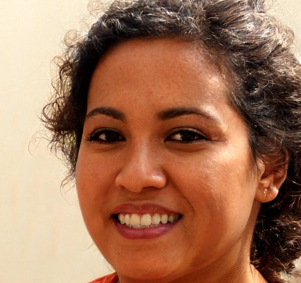 Rhiannon Bexley reviewing AI model performance